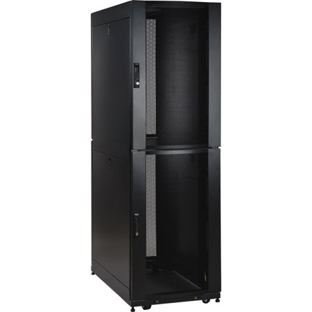 UPC: 0037332147585 | Tripp Lite 42U SmartRack Co-Location Standard-Depth Rack Enclosure Cabinet 2 separate compartments