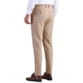 thumbnail image 3 of INSPIRE CHIC Plaid Pants for Men's Flat Front Formal Checked Patterned Chino Trousers 38 Khaki, 3 of 6