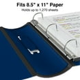 thumbnail image 4 of Staples 5" 3-Ring Better Binder Navy Blue 2/Pack ST55819-CCVS, 4 of 8