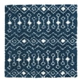 thumbnail image 2 of Unique Loom Moroccan Trellis Shag Collection Area Rug - Meknes (6' 1" Square Navy Blue/Ivory), 2 of 6