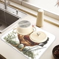 thumbnail image 6 of Ryvnso Chicken Dish Drying Mat for Kitchen Countertop 18x24 Large Dish Pad Drainer Rack Dish Sink Mats, 6 of 7
