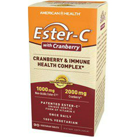 Ester-C à la canneberge (anciennement Ester_C urinaire Formule Tract) American Health Products 90 VegTab