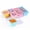 Pastel Rainbow,4x1 Cup & 2x2 Cup, variant on Micebay BPA-Free Multicolor Silicone Soup Cubes Freezer Containers with Lids for Safe Food Storage 4 Count