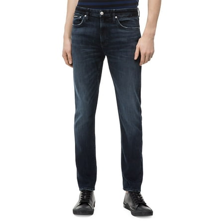 UPC 683801886358 product image for Calvin Klein Men's Modern Classics Slim Fit Boston Blue/Black Jeans | upcitemdb.com