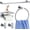 Polished Chrome, variant on 5 Pieces Bathroom Hardware Accessories Set Brushed Nickel, 24Inch Round Towel Racks Set for Bathroom, SUS304 Stainless Steel Towel Bar Set,Toilet Paper Holder with Shelf Wall Mounted
