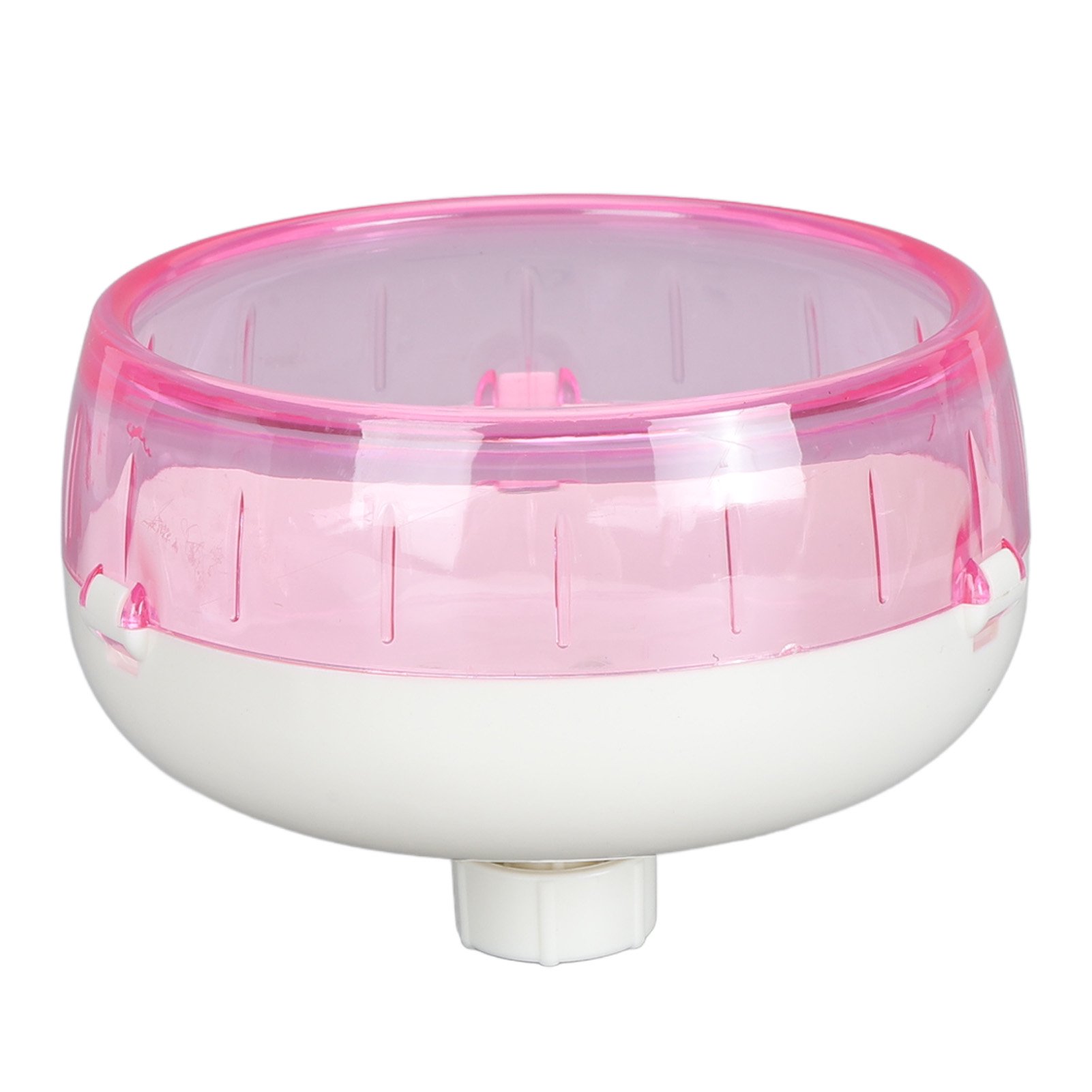 M Buder Quiet Hamster Exercise Wheel, Transparent Plastic Pet Running Spinner for Golden Bear, Sugar Glider, Mice, and Gerbils, 5.1 inches / 13 cm