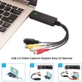 thumbnail image 4 of CARYWON Capturadora de Video USB 2.0 Captura de Video y Audio con Cable de Transferencia USB 2.0, VH, 4 of 7