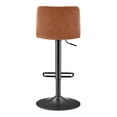 thumbnail image 4 of NPD Furniture Bruce PU Gaslift Bar Stool in Toasted Caramel (Set of 2), 4 of 13