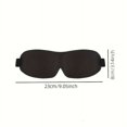 thumbnail image 3 of DABEI 1pc Double-sided Soft Smooth Eye Mask, Blackout Comfortable Blindfold, Suitable For Aviation Travel Rest, Nap, Yoga Meditation, 3 of 11