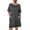 Grey, variant on Ekouaer Sleep Shirts for Women Nightgown Short Sleeves T shirt Night Dress Round Neck Womans Nightgown with Pocket