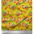 thumbnail image 1 of Soimoi Cotton Duck Fabric Flowers & Mix Fruits Print Fabric by Yard 42 Inch Wide, 1 of 1