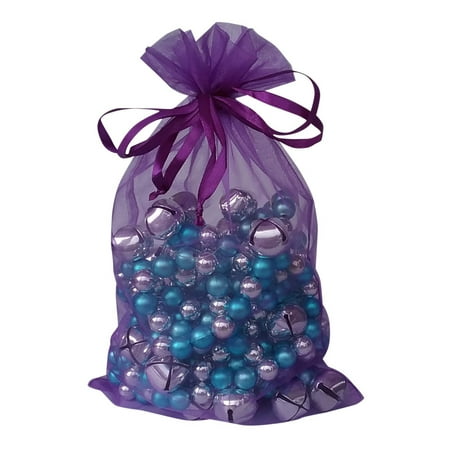 10 Large Organza Bags 8 X 11 Candle Gift Pouch Favor Bag Purple