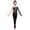 Black, variant on Kids Girls Full Body Dance Unitard Long Sleeve Jumpsuit Bodysuit One Piece Catsuit Purple 16