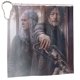 thumbnail image 2 of Cortina de ducha de tela de poliéster impermeable The Walking Dead, decoración de baño, kit de cortina de ducha con ganchos, 72 x 72 pulgadas, 2 of 7