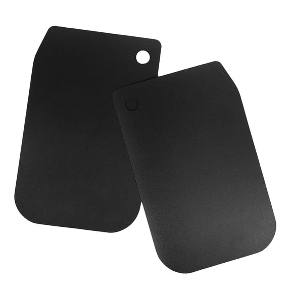 OUNONA 1 Pair Black Plastic Auto Mud Guard Splash Shield with Flexible Full Coverage for Cars and Trucks