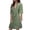 009_Army Green, variant on Bath Robes for Women Fashion Short Sleeved Long Bathrobe Home Clothes Solid Color Linen Pajamas Robe Women's Essentials Summer Loungewear