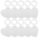 thumbnail image 1 of 10pcs sublimación en blanco en blanco conqucha de artesanía a granel llavero de sublimación llavero en blanco, 1 of 6