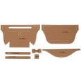 thumbnail image 1 of 1 UNID plantilla de arte de cuero plantilla de papel kraft bolso DIY Bolsa de dibujo suministros, 1 of 5
