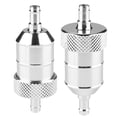 thumbnail image 4 of Aluminum Motorcycle Gasoline Oil Filter, Universal 8mm Motorcycle Gasoline Oil Filter Filtration Cleaner, 4 of 8