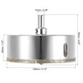 thumbnail image 2 of Unique Bargains 105mm Glass Hole Saw Diamond Core Drill Bit with Center Pilot Bit, 2 of 4
