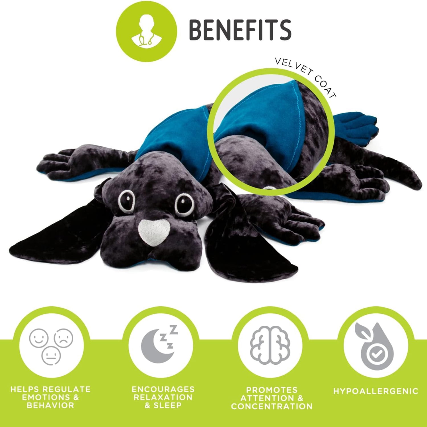 manimo Weighted Dog, 2.2 lb.