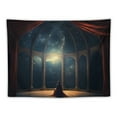 thumbnail image 5 of PRATYUS  Galaxy Space Tapestry for Bedroom Fantasy Room Wall Decor Aesthetic Poster Wall Hanging Large Tarot Cosmic Galaxies Tapestry for Living Room College Dorm  40x60inch, 5 of 6