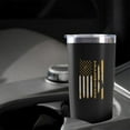 thumbnail image 6 of Syolin Yellowstone Tumbler Yellowstone Cups with Lids and Straws Stainless Vacuum Tumbler 20oz, Black, One Size, 6 of 6