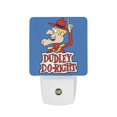 thumbnail image 1 of El Show de Dudley Do-Right Luz nocturna LED con sensor de anochecer a amanecer para dormitorio, baño, pasillo, escaleras - Lámpara LED nocturna de enchufe, 0.5W - 1 pieza, 1 of 6