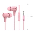 thumbnail image 4 of ruhuadgb Wired Earphone Macaroon In-ear Stereo Surround with Microphone 3.5mm Bass Heavy Wire Phone Headset Phone Supply, 4 of 6