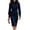 Z Navy, variant on Stamzod Business Casual Dress for Women Solid Color Turndown Long Sleeve Office Dress Fall Winter Fashion Work Dresses for Women Khaki XL