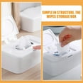 thumbnail image 7 of 3 Pcs Wet Wipes Storage Box Home Office Dispenser Travel White, 7 of 7