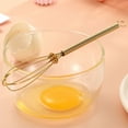 thumbnail image 5 of Mdesiwst Egg Whisk Compact Size Comfortable Grip Stainless Steel DIY Fondant Egg Stirrer for Bakery, 5 of 8