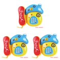 thumbnail image 2 of sweethay Color Random Children Cartoon Style Musical Birthday Telephone Toy Gift Powered Multifunctional Battery Educational Type1, 2 of 6
