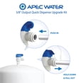 thumbnail image 4 of APEC 3-8-OUTPUT-KIT 3/8" Output Quick Dispense Upgrade Kit for Under-sink Reverse Osmosis Water Filter System, 4 of 5