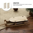 thumbnail image 2 of ifundom 8-Piece Unfinished Wooden Sleigh Ornaments for Holiday Decorations and Craft Supplies, 2 of 6