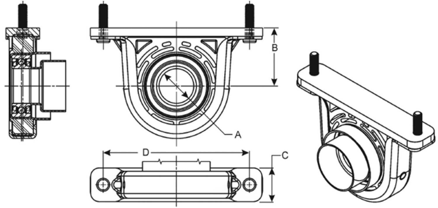 Spicer 212032-1X Spicer Drive Shaft Center Support Bearing Fits select: 1999-2003 FORD F150, 1999-2007 CHEVROLET SILVERADO