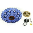 thumbnail image 5 of 12"Tiffany Style Stained Glass Flush Mount Vintage Ceiling Light Lamp Fixture, 5 of 10