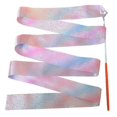 thumbnail image 1 of Rhythmic Gymnastics Bands with Grip, Set of 2 Colorful Dance Ribbons for Kids and Adults, 6 Feet Long, 1 of 5