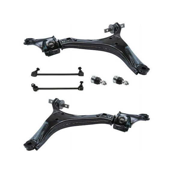 Front Control Arm Ball Joint Sway Bar Link Kit 6 Piece - Compatible with 2013 - 2017 Honda Accord 2014 2015 2016
