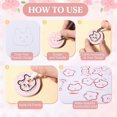 thumbnail image 2 of 18 Pieces Rubber Stamp Carving Blocks Pink Soft Linoleum Blocks Carving Blocks Kit for Stamp Soft Rubber Crafts, 2 of 5