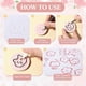 thumbnail image 2 of 18 Pieces Rubber Stamp Carving Blocks Pink Soft Linoleum Blocks Carving Blocks Kit for Stamp Soft Rubber Crafts, 2 of 5