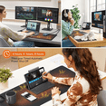thumbnail image 2 of Heated Mouse Pad Warm Desk Large Mat 3 Levels Heating Gaming Foot Warmer Home, 2 of 7