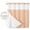 Orange, variant on No Hook Bohemia Shower Curtain with Snap in Liner Set, Modern Boho Floral Plants Minimalist Abstract Beige Waterproof Bathroom Curtains with See Through Top Window, Hotel Style Small 36 x 78 Inch