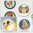 thumbnail image 4 of 8 Inch White Circular Photo Frame Plate Wall Picture Frame for Bedroom and Living Room Decoration, 4 of 8