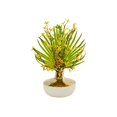 thumbnail image 1 of Nearly Natural Forsythia And Fan Palm - Artificial flower arrangement, 1 of 2