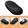 thumbnail image 3 of unbranded Protector De Asiento Para Motocicleta En Poliéster Negro Cómodo Y Duradero Para Uso Diario, 3 of 8