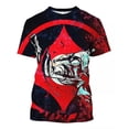 thumbnail image 1 of Camiseta Casual Impresa En 3d Con Patrón De Taekwondo, 1 of 5