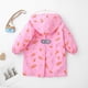 thumbnail image 5 of Poncho de lluvia Herrnalise para niños, poncho con capucha, chaqueta impermeable, ropa impermeable con dibujos animados en 3D para niñas y niños, con bolsa para 3 años, 5 of 5