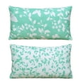 thumbnail image 5 of Home Soft Things 2 Piece Printed Microfiber Throw Pillow Cover Set - Birdsong Teal - 14" x 26", 5 of 5