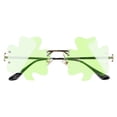 thumbnail image 1 of KAKOWELY 1 par de gafas creativas para fiesta del Día de San Patricio con forma de trébol, recuerdos de fiesta, 1 of 4